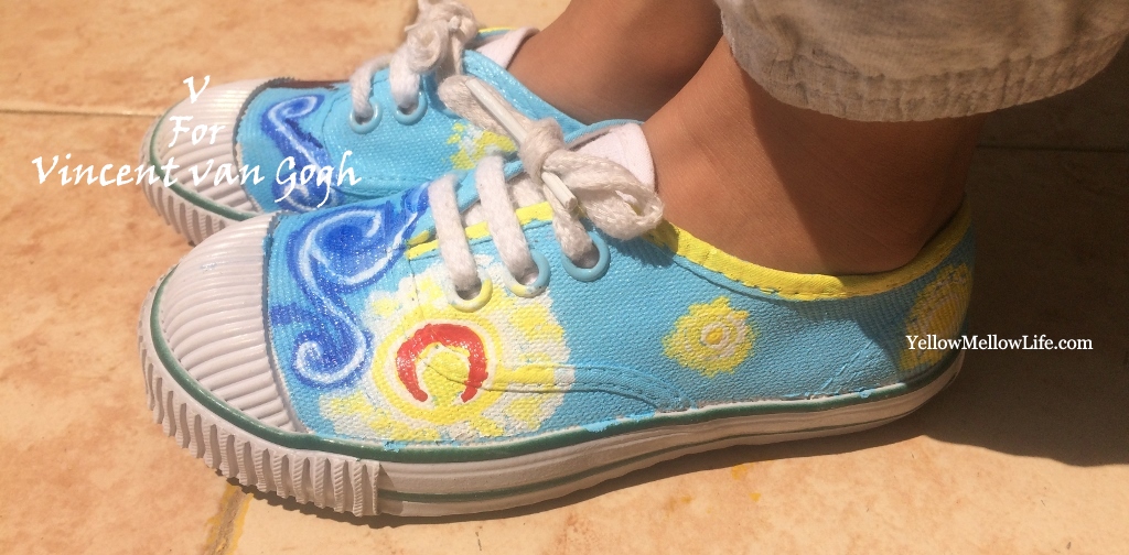 Canvas shoes on sale painting design